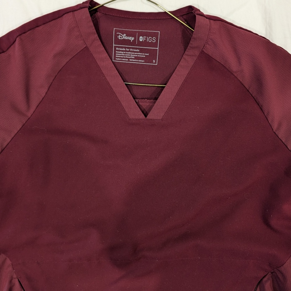 FIGS Disney Scrub Top Small Limited Edition